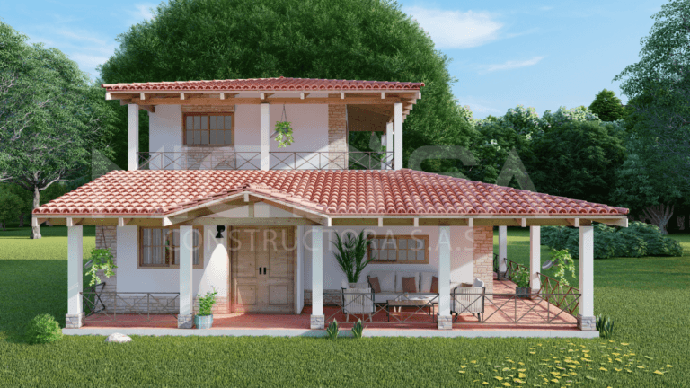 Casa campe2stre 190 m2 - Modelo raices