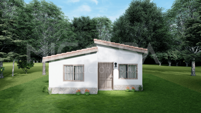 casa campestre modelo guatiguara 45 m2