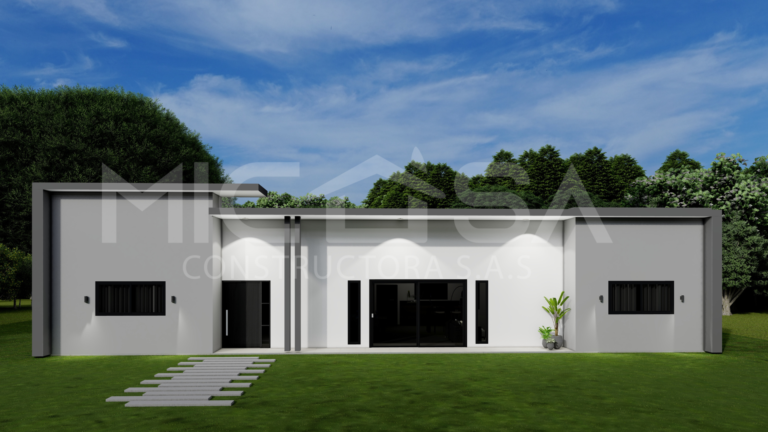 casa moderna - 150m2 - modelo terracota